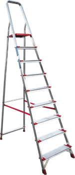 Алюминиевая стремянка Новая Высота NV 511 9 ступеней 5110109 - фото 292179