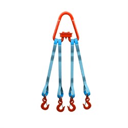 Четырехветвевый текстильный строп GEARSEN Стандарт полиэстер 4ST 1251250 - фото 294212