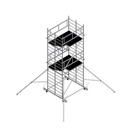 Алюминиевая вышка-тура ALUR ВМ 1400 19 м - фото 297457