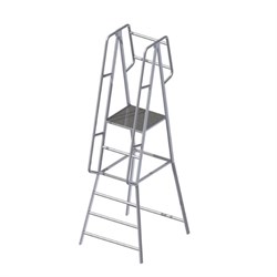 Лестница с площадкой ALUR Л-2,5 м - фото 297661