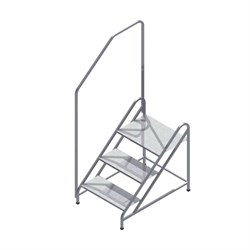 Монтажная подставка ALUR Тип 2 с поручнем МП2-1,0П - фото 297781