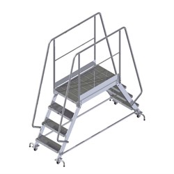 Переходный мостик на колесах с упорами ALUR МП-0,54х2,0х1,5КУ - фото 297856