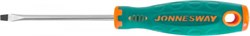 Шлицевая отвертка Jonnesway Anti-Slip Grip SL4.0х80 мм D71S480 - фото 301418