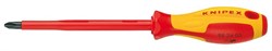 Диэлектрическая отвертка KNIPEX PH2 100мм KN-982402 - фото 30323