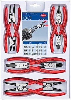 Набор щипцов для стопорных колец KNIPEX KN-002004V01 - фото 30561