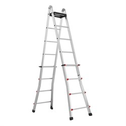 Телескопическая шарнирная лестница Svelt Scalissima 9+9 R - фото 317310