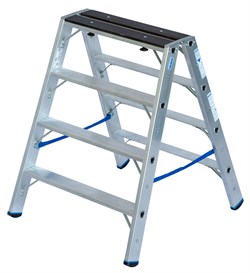 Двухсторонняя стремянка Krause Stabilo 2х4 123862 - фото 318768