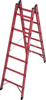 Двухсторонняя диэлектрическая стремянка Krause 2х6 819727 - фото 320674