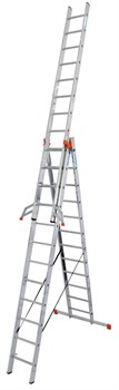 Алюминиевая трехсекционная лестница Krause Tribilo 3х12 129703 - фото 321254