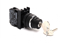 Кнопка с ключом EMAS 2-0-1, с фиксацией (1НО) B100AC30 - фото 322832
