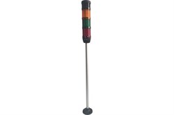 Сигнальная колонна EMAS 50мм, красная, зеленая, желтая, 24V, светодиод LED, зуммер IK53L024ZM04 - фото 324909