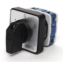 Однофазный реверсивный переключатель полюсов EMAS (1-0-2) 20А PSA020KD134S - фото 327768