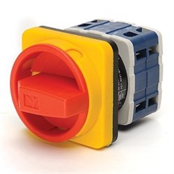 Двухпозиционный переключатель EMAS аварийного типа, 3 полюса + нейтраль, (0-1), 25А PSA025AK941E - фото 327797