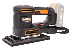 Аккумуляторная виброшлифмашина WORX WX820.9 - фото 332115