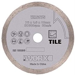 Алмазный пильный диск WORX WA6075 76х1,6х10 мм - фото 335576