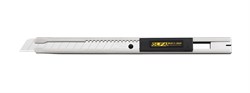Нож OLFA OL-SVR-2 корпус из нержавеющей стали, автофиксатор, 9мм - фото 335821