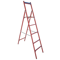 Диэлектрическая стремянка с симметричной опорой Диэлектрик ССД-1,8 5 ступеней - фото 339007