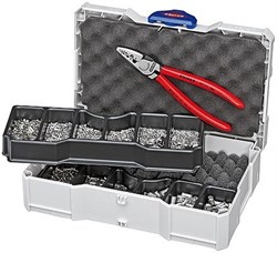 Набор кабельных наконечников с инструментом для опрессовки KNIPEX KN-979005 - фото 35073