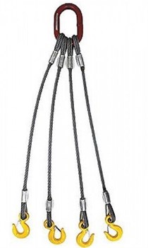 Строп канатный TOR 4СК г/п 10,0 т 12,0 м, шт - фото 353347
