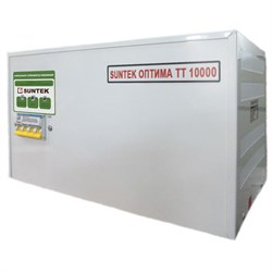 Тиристорный стабилизатор напряжения 140-270В SUNTEK TT-10000-OP - фото 359121