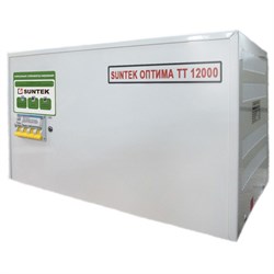 Тиристорный стабилизатор напряжения 140-270В SUNTEK TT-12000-OP - фото 359122