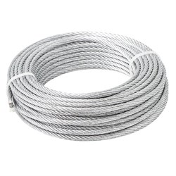 Канат стальной ГОСТ 2688-80 ЛК-Р 21,0 мм 6х19 светлый, м - фото 360111