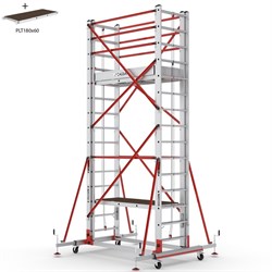 Телескопическая вышка-тура CAGSAN Telesafe XL PRO 6,35 м S007XLN-PR - фото 381756