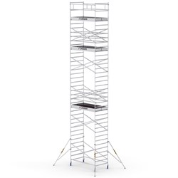 Профессиональная алюминиевая вышка CAGSAN ProTUBE L12 11,8 м - фото 381919