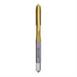 Машинно-ручной однопроходный метчик ПрофОснастка Эксперт №82 HSS M2 TiN, ISO 529 М6x0,5 50211017 - фото 384667