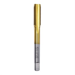 Машинно-ручной однопроходный метчик ПрофОснастка Эксперт №91 HSS M2 TiN, ISO 529 М9x0,75 50211026 - фото 384685