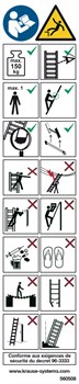 Наклейка "Общая информация о лестнице без классификации" KRAUSE 200044 - фото 386364