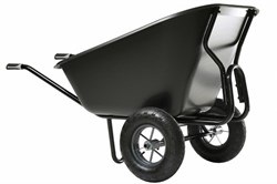 Двухколесная тачка Haemmerlin Cargo Twin Excellium 300 л, полипропиленовый кузов 301615001 - фото 395377