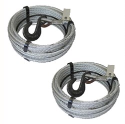 Канат 16,5 мм (50 м) для лебедки TOR с Кч-3,0т 320А опрессовка - фото 398897