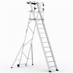 Складная лестница-платформа CASGAN KEY-PRO 10+1 ступеней - фото 400291