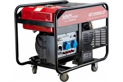 Бензиновый генератор HND GE 12000XLST - фото 401891