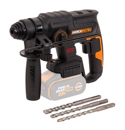 Перфоратор аккумуляторный бесщеточный WORX WX380.9 - фото 404578