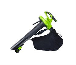 Воздуходув–садовый пылесос аккумуляторный GREENWORKS GD40BVIIK5 40V c 1хАКБ 5Ач и ЗУ - фото 404815