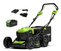 Газонокосилка аккумуляторная Самоходная G-MAX 40V GREENWORKS GD40LM46SPK4 с АКБ 4АЧ и ЗУ - фото 406038