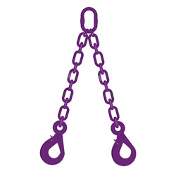 Строп цепной TOR 2СЦ г/п 10,0 т 5,0 м с самозакрывающимися крюками
