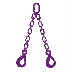 Строп цепной TOR 2СЦ г/п 2,8 т 3,0 м с самозакрывающимися крюками