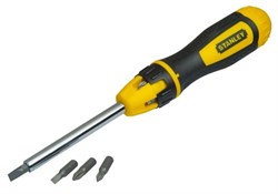 Отвертка DynaGrip + 10 бит Stanley 0-68-011