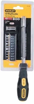Отвертка с гибким стержнем +12 бит РН, T, SW, шлиц Stanley 0-62-508