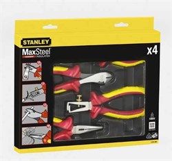 Набор из плоскогубцев и кусачек электрика MaxSteel VDE 1000V 4пр. Stanley 4-84-489