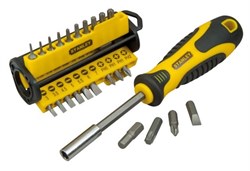Отвертка со сменными вставками 32 пр. Stanley 0-70-885