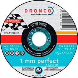 Отрезной круг по металлу A 60 R 115х1х22,23 DRONCO 1110240