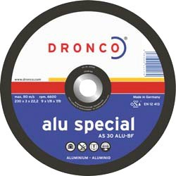 Отрезной круг по металлу AS 30 ALU 230х3х22,23 DRONCO 1231165