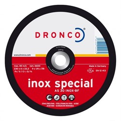 Обдирочный круг AS 30 S Inox 115х6х22,23 DRONCO 3116540