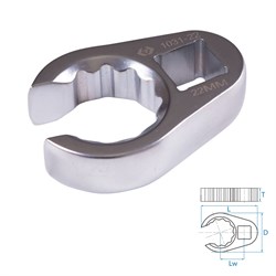 Ключ разрезной (воронья лапка) 22 мм, 1/2" KING TONY 1031-22R TONY - фото 676210