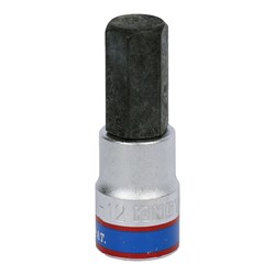 Насадка (бита) торцевая 3/8", Hex, 12 мм, L = 50 мм KING TONY 302512 TONY - фото 678488