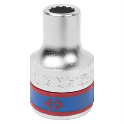Головка торцевая стандартная двенадцатигранная 1/2", 8 мм KING TONY 433008M TONY - фото 679853